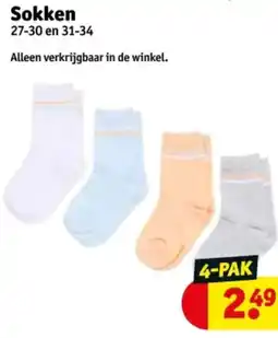 Kruidvat Sokken aanbieding