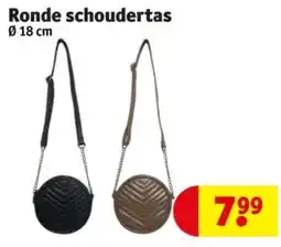 Kruidvat Ronde schoudertas aanbieding