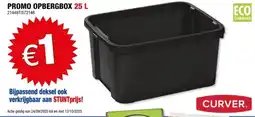 Hubo Sunware Nesta opbergbox 24l zwart aanbieding