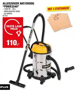 Hubo Powerplus POWX3240 alleszuiger 1200W 30l aanbieding
