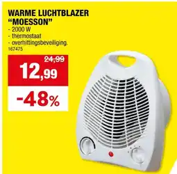 Hubo WARME LUCHTBLAZER MOESSON aanbieding