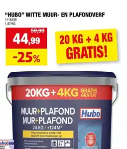 Hubo HUBO WITTE MUUR- EN PLAFONDVERF aanbieding