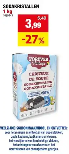 Hubo Forever sodakristallen 1kg aanbieding