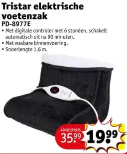 Kruidvat Tristar elektrische voetenzak PD-8977E aanbieding