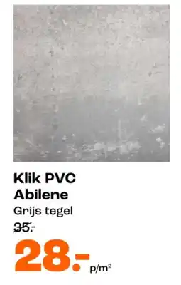 Kwantum Klik PVC Abilene aanbieding