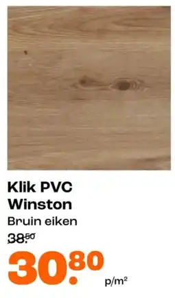 Kwantum Klik PVC Winston aanbieding