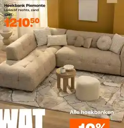 Kwantum Hoekbank Piemonte aanbieding