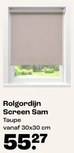 Kwantum Rolgordijn Screen Sam aanbieding