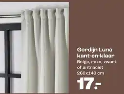 Kwantum Gordijn Luna kant-en-klaar aanbieding