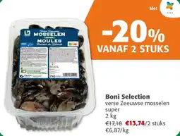 Comarkt Boni Selection verse Zeeuwse mosselen super aanbieding