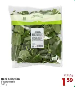 Comarkt Boni Selection babyspinazie aanbieding