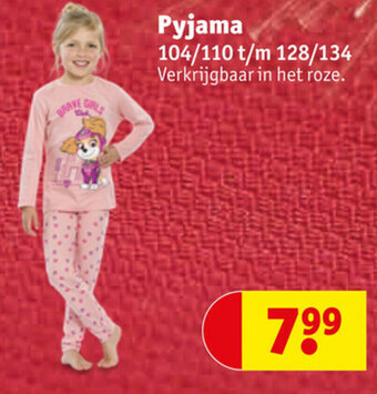 Kruidvat Pyjama aanbieding
