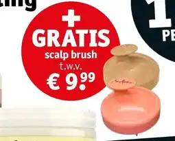 Kruidvat scalp brush aanbieding