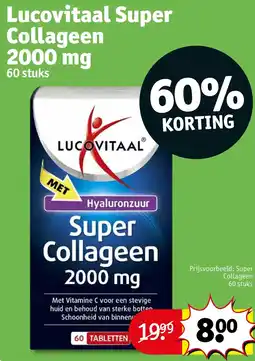 Kruidvat Lucovitaal Super Collageen 2000 mg aanbieding