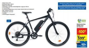 Carrefour Elektrische fiets e3300 27.5`` aanbieding