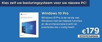 CompuDeals Microsoft windows 10 pro aanbieding