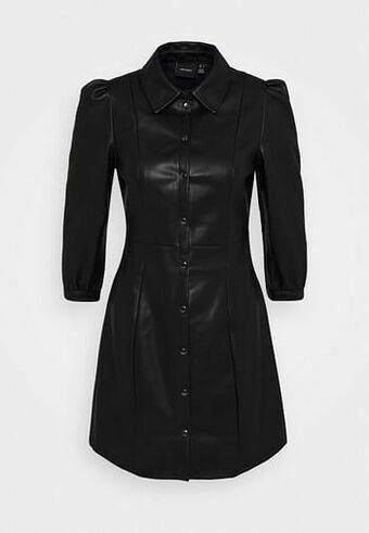 Berca Shoes Vero Moda Kleedje Buttermolly Kleedje Coated Dress - Zwart aanbieding