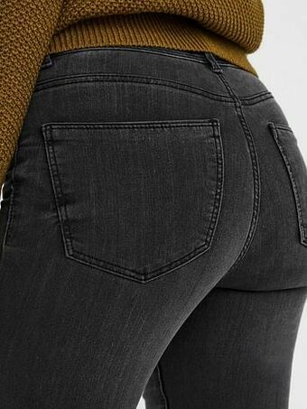 Berca Shoes Vero Moda Broek Jeans Broek Tanya S Piping Line Elastisch Lengte 32 - Grijs aanbieding