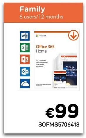 CompuDeals Office 365 home aanbieding
