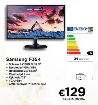CompuDeals Samsung f354 aanbieding