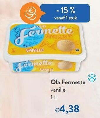 Ola fermette vanille