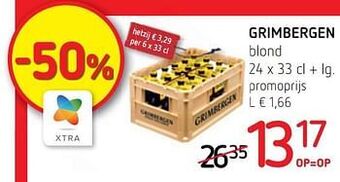 Spar Colruyt Grimbergen blond aanbieding