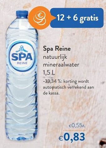 OKay Spa reine natuurlijk mineraalwater aanbieding
