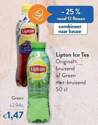 OKay Lipton ice tea green aanbieding
