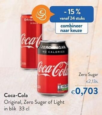OKay Coca-cola zero sugar aanbieding