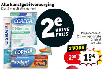 Kruidvat 2 x Reinigingstabs Original aanbieding