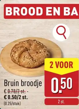 ALDI Bruin broodje aanbieding