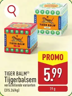 ALDI Tiger balm Tijgerbalsem aanbieding