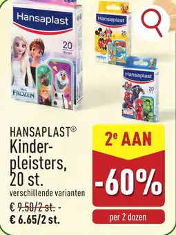 ALDI Hansaplast Kinderpleisters, 20 st. aanbieding
