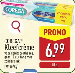 ALDI Corega Kleefcrème aanbieding