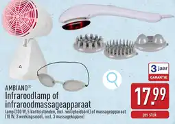 ALDI Ambiano Infraroodlamp of infraroodmassageapparaat aanbieding