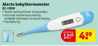 Kruidvat Alecto babythermometer BC-19BW aanbieding