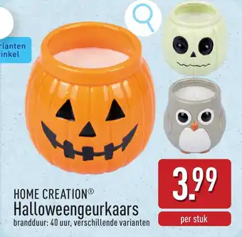 ALDI Home creation Halloweengeurkaars aanbieding