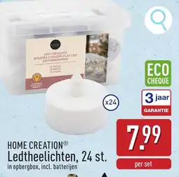 ALDI Home creation Ledtheelichten, 24 st. aanbieding