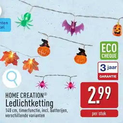 ALDI Home creation Ledlichtketting aanbieding