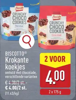 ALDI Biscotto Krokante koekjes aanbieding