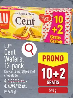 ALDI LU Cent Wafers aanbieding