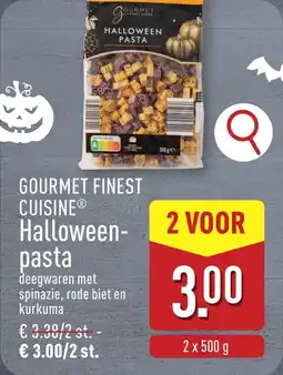 ALDI Gourmet finest cuisine Halloween-pasta aanbieding