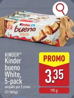 ALDI Kinder bueno White, 5-pack aanbieding