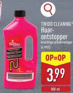 ALDI Twido cleaning Haarontstopper aanbieding