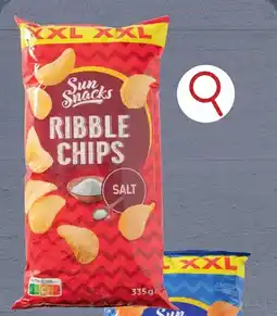 ALDI SUN SNACKS Ribbelchips salt aanbieding