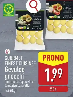 ALDI GOURMET FINEST CUISINE Gevulde gnocchi aanbieding