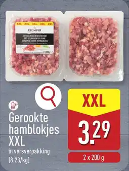 ALDI Gerookte hamblokjes XXL aanbieding