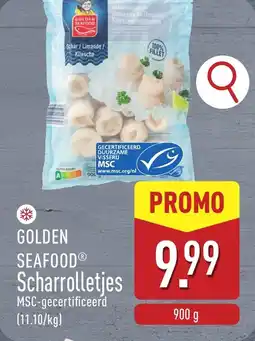 ALDI Golden seafood Scharrolletjes aanbieding