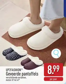 ALDI UP2FASHION Gevoerde pantoffels aanbieding