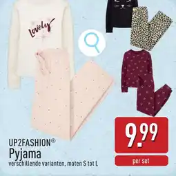 ALDI UP2FASHION Pyjama aanbieding